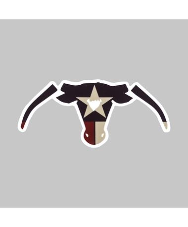Saw 'Em Off Texas Flag Dizzler Sticker