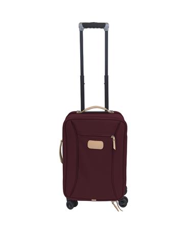 Maroon Jon Hart 360 Wheels Carry On Suitcase