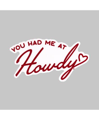 You Had Me At Howdy Dizzler Sticker