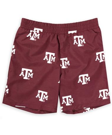Texas A&M Youth Columbia Backcast Block ATM Water Shorts