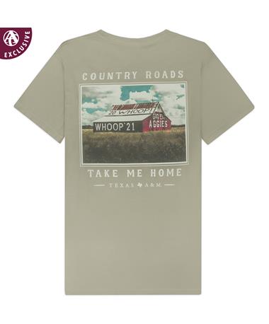 Texas A&M Country Roads Whoop Pocket T-Shirt