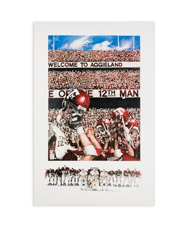 Texas A&M Benjamin Knox Maroon Out Limited Edition Print
