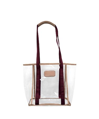 Maroon Jon Hart The Tourney Tote & Clear Pouch