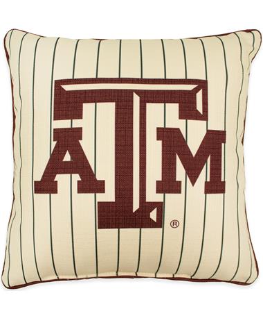 Texas A&M Pinstripe Pillow