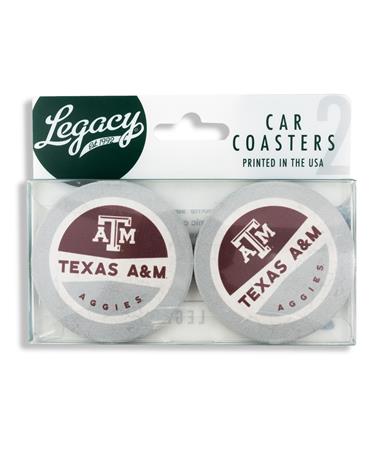Texas A&M Aggies Legacy Ceramic Car Coasters
