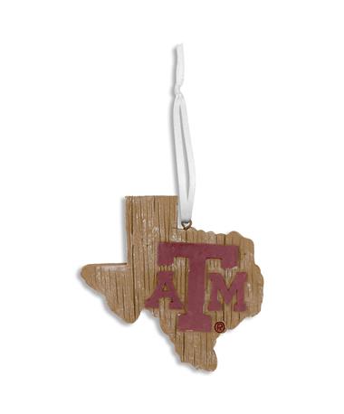Texas A&M Map Ornament
