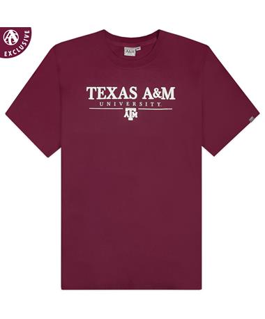 Texas A&M University Simple Line Design T-Shirt