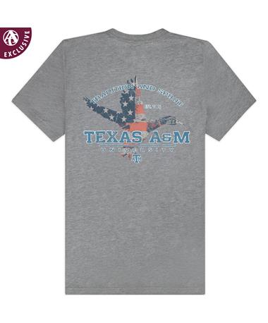 Texas A&M Vintage Landing Tradition & Spirit T-Shirt