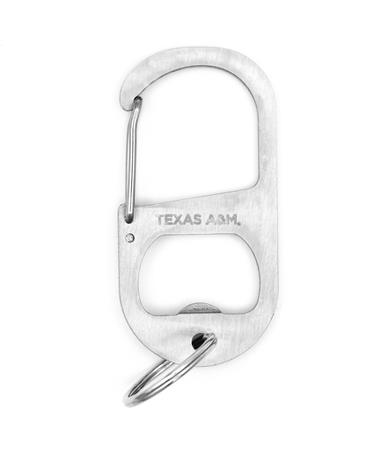 Texas A&M Carabiner Bottle Opener Keyring