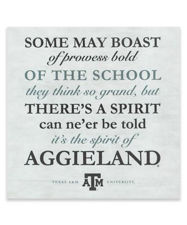 Texas A&M The Spirit of Aggieland Decor