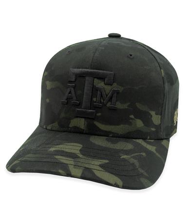 Texas A&M Youth Hooey Black Camo FlexFit Hat