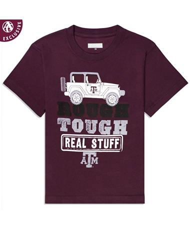 Texas A&M Rough Jeep Youth T-Shirt
