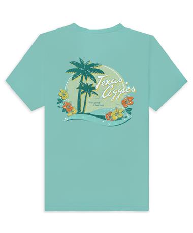 Texas Aggies Green Ocean View T-Shirt