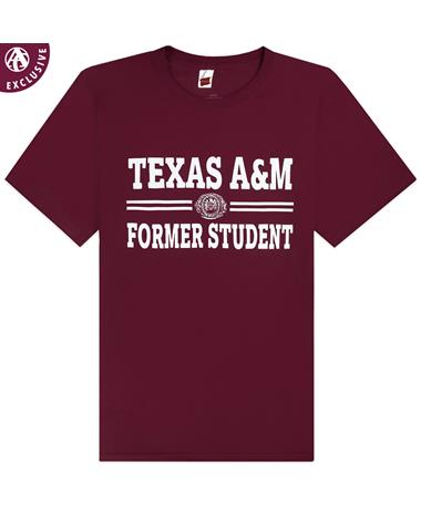 Texas A&M Former Student Double Bar T-Shirt