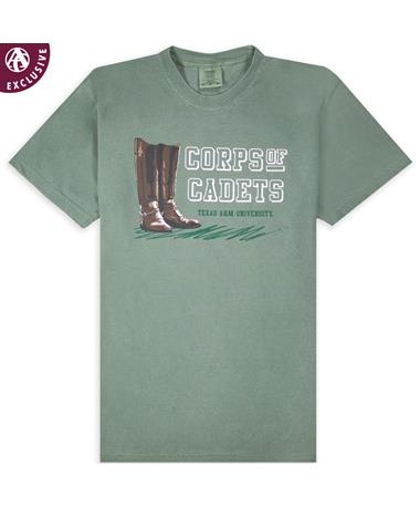 Texas A&M Corps of Cadets Senior Boots T-Shirt