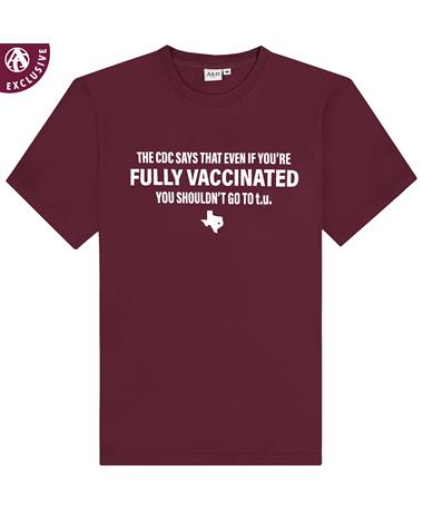 Maroon The CDC Says A&H T-Shirt