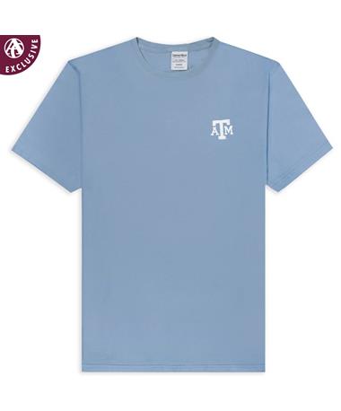Texas A&M Saltwater Embroidered Comfort Wash T-Shirt