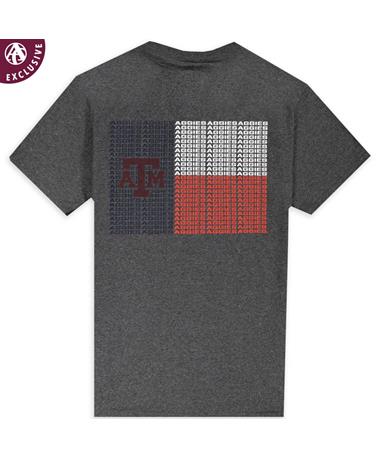 Texas A&M Aggies Champion Repeat Aggies Flag T-Shirt