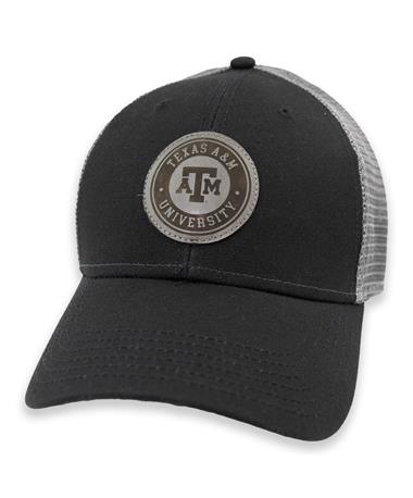 Texas A&M Black Low-Pro Trucker Hat