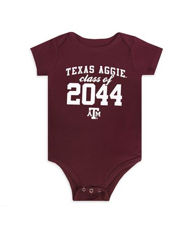 Texas Aggie Class of 2044 Onesie