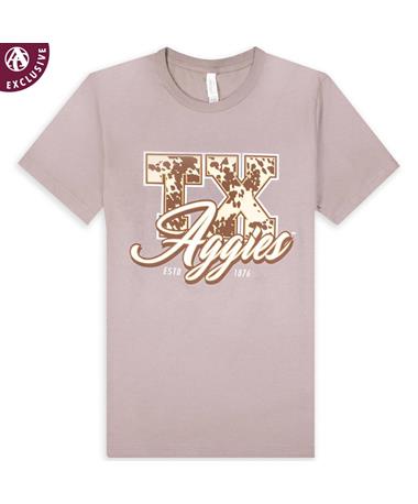 Texas A&M Aggies Cowprint T-Shirt