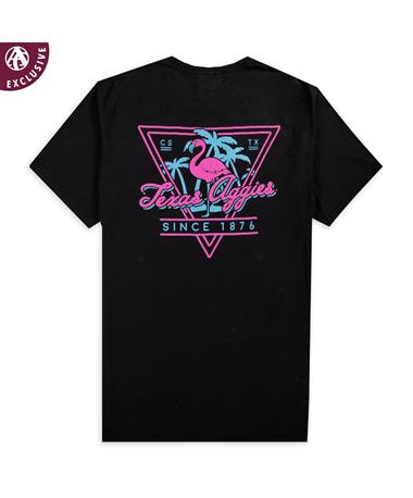Texas A&M Aggies Flamingo Comfort Wash T-Shirt