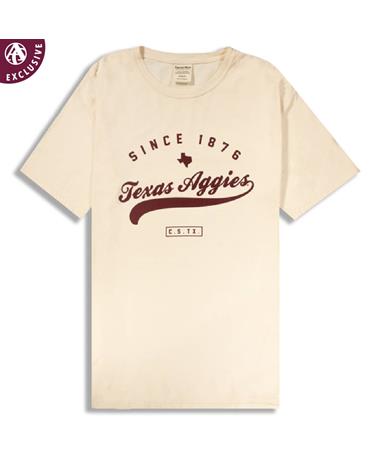 Texas A&M Aggies Baseball Script T-Shirt