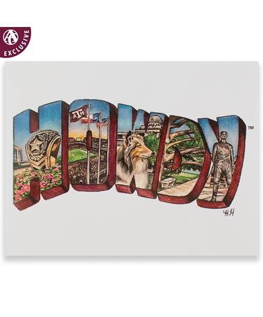 Texas A&M HOWDY Traditions Note Card