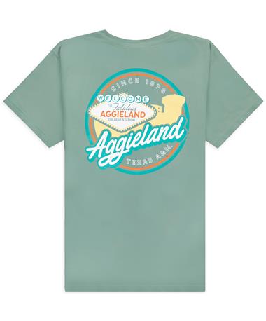 Texas A&M Welcome To Fabulous Aggieland Coastal Green T-Shirt
