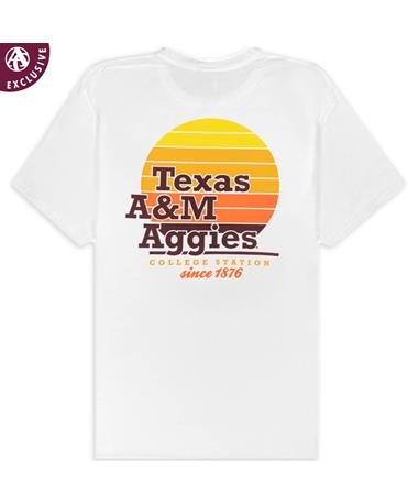 Texas A&M Aggies White Sun T-shirt