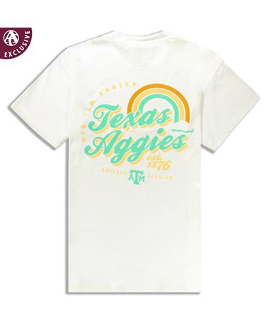 Texas A&M Aggies Rainbow Cloud T-shirt