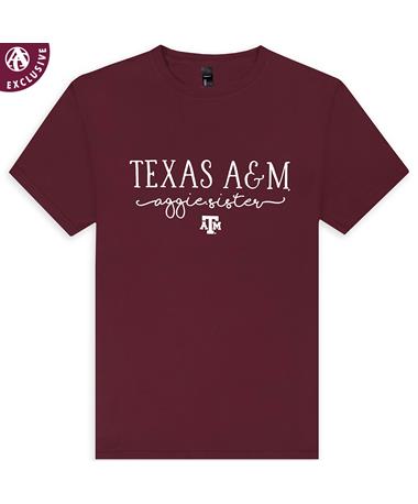 Texas A&M Aggie Sister Hanes T-Shirt