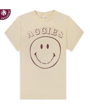 Texas A&M Aggies Youth Smiley Face T-Shirt