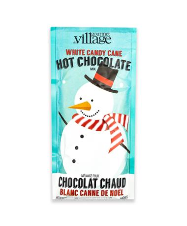 Snowman White Candy Cane Hot Chocolate
