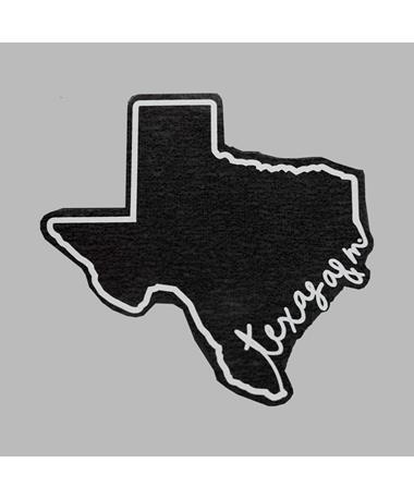 Texas A&M Texas Shape Scripted Decal