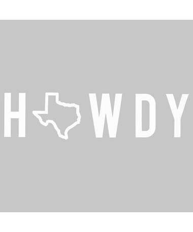 Howdy Texas Decal