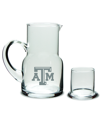 DROPSHIP ITEM: Texas A&M 28oz Executive Water Carafe with Glass