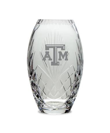 DROPSHIP ITEM: Texas A&M Full Leaded Crystal Vase