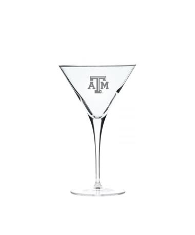 DROPSHIP ITEM: Texas A&M Set of 2 Martini Glasses