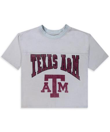 Texas A&M Pieced Vintage Cropped Tee
