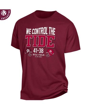 We Control The Tide Victory Maroon Youth T-Shirt