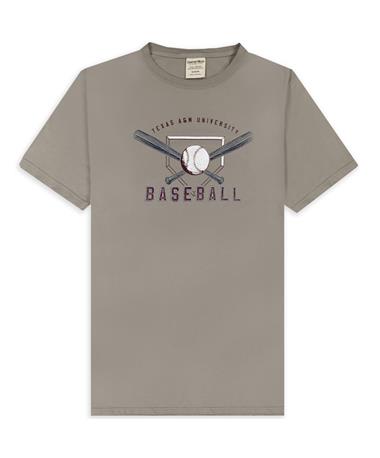 Texas A&M Crossing Bats Baseball T-Shirt