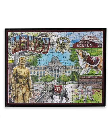 Texas A&M Mural Puzzle