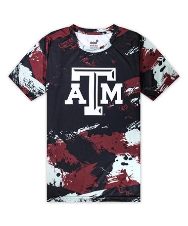 Texas A&M Youth Cross Pattern Performance Tee