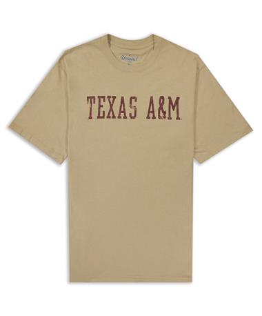 Texas A&M Tumble Wash Khaki T-Shirt