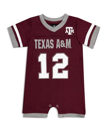 Texas A&M Infant Jersey Romper