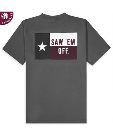 Saw Em Off Flag Next Level T-Shirt