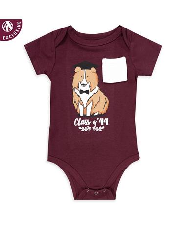 Class of 44 Bow Back Onesie
