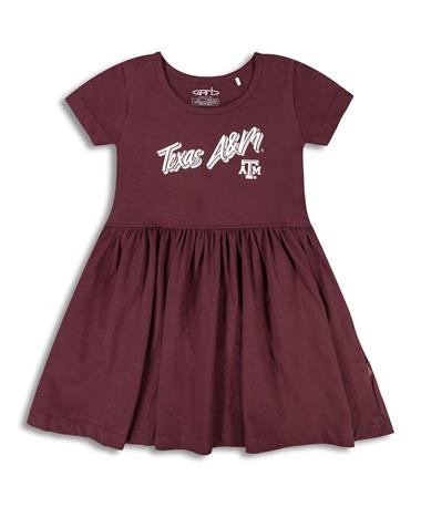 Texas A&M Garb Toddler Tiered Molly Dress