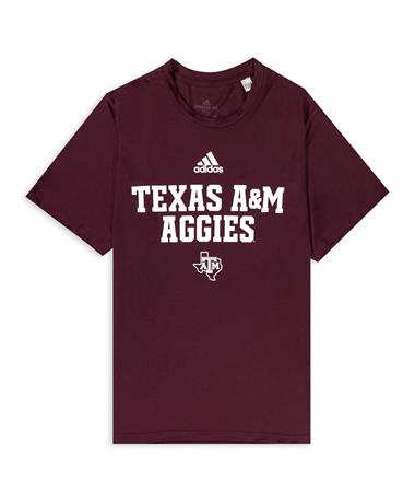 Texas A&M Aggies Maroon Adidas Creator Tee
